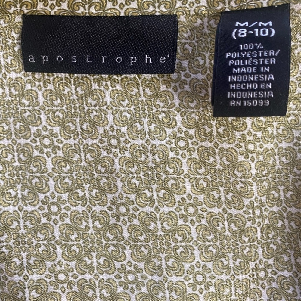 Apostrophe blouse size medium - Picture 4 of 9